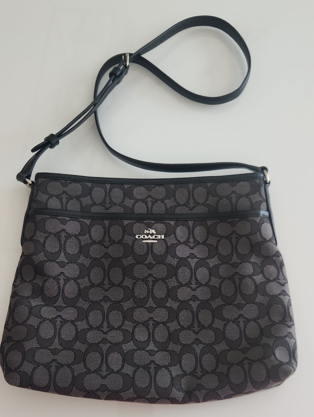 Coach Black Signature Crossbody Bag